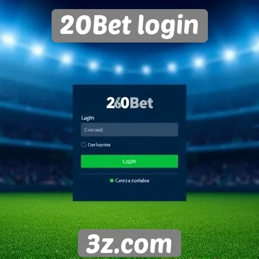 Recuperação de senha no site 20Bet
